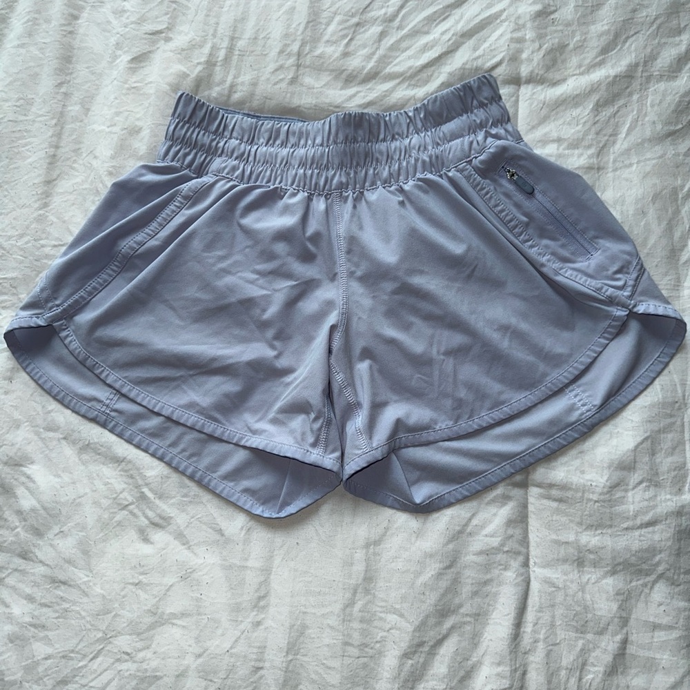 "Blue Linen" Lululemon shorts